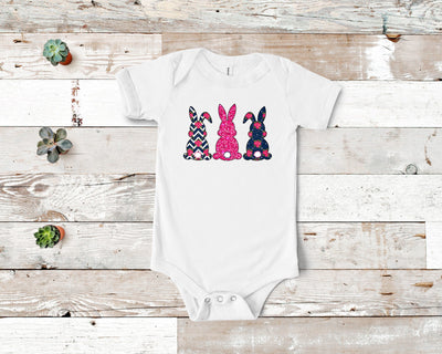 Floral Bunny Ears Trio PNG Set Sublimation So Fontsy VIP Design Shop 