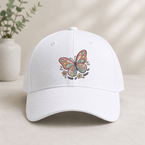 Floral Butterfly Machine Embroidery Design – Boho Butterfly Flowers Embroidery File Embroidery/Applique DESIGNS PatternFeed8 