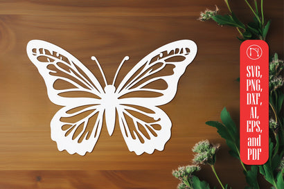 Floral Butterfly Paper Cut SVG File SVG MD JOYNAL ABDIN 