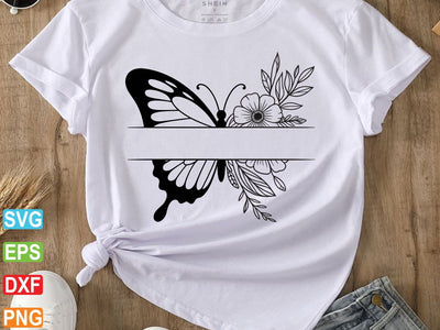 Floral Butterfly SVG, Butterfly Clipart, Floral Lover Shirt SVG Creativeart88 