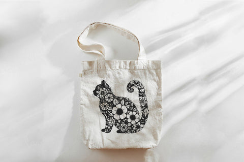 Floral Cat SVG Bundle SVG Rupkotha 