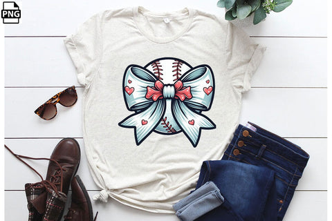 Floral Coquette Softball PNG Clipart Bundle Sublimation Creativedesigntee 