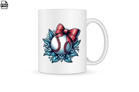 Floral Coquette Softball PNG Printable File Sublimation Creativedesigntee 