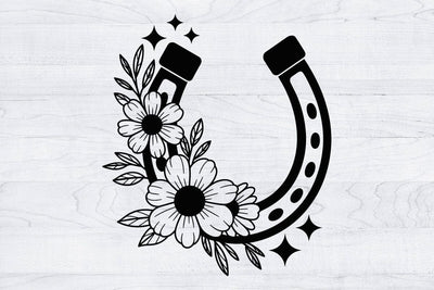 Floral Cowgirl Boots SVG, Ladies Boots Clipart, Digital Files SVG artprintfile 