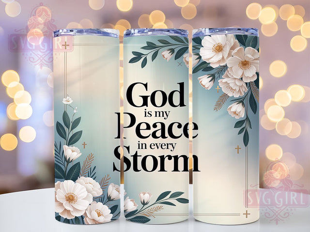 Floral Cross Faith 20oz Tumbler, Floral Cross Design, Christian Sublimation PNG, Faith Based Tumbler Wrap, Inspirational Cross Wrap, 20oz Tumbler Sublimation, Christian Floral Design Sublimation SvggirlplusArt 