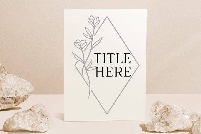 Floral Diamond Border Element SVG RFCreative 