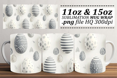 Floral Easter Mug Designs | Spring Sublimation 11oz 15oz Sublimation afrosvg 