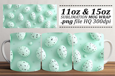 Floral Easter Theme Drinkware | Spring Sublimation 11oz 15oz Sublimation afrosvg 