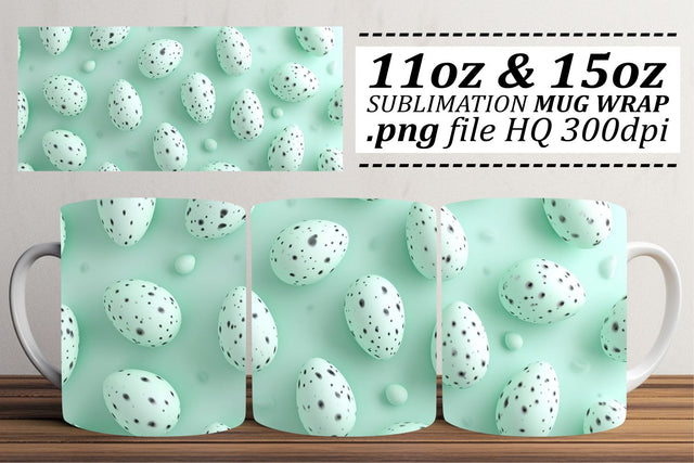 Floral Easter Theme Drinkware | Spring Sublimation 11oz 15oz Sublimation afrosvg 