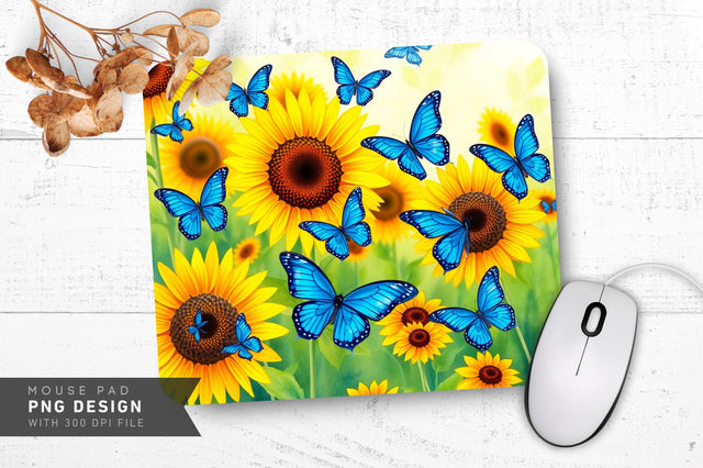 Floral Elegance Mousepad Sublimation Regulrcrative 