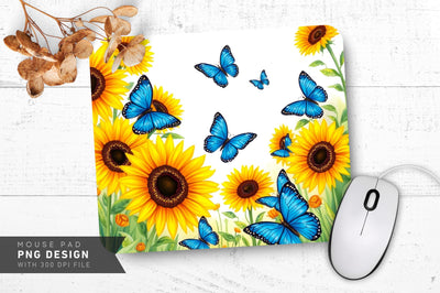 Floral Elegance Mousepad Sublimation Regulrcrative 