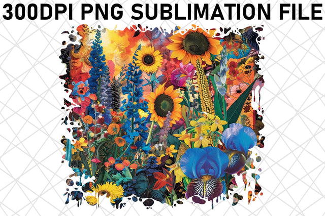 Floral Essence tshirt Vibrant Color Sublimation afrosvg 