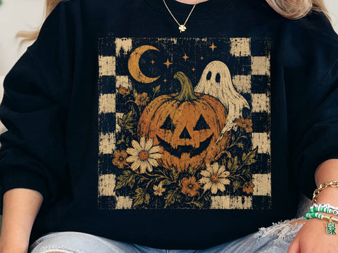 Floral Fall Pumpkin PNG, Fall Png, Fall Pumpkin Sublimation PNG, Thanksgiving Png, Autumn Png, Fall Shirt Png, Boho Png, Floral Fall png SVG DesignDestine 