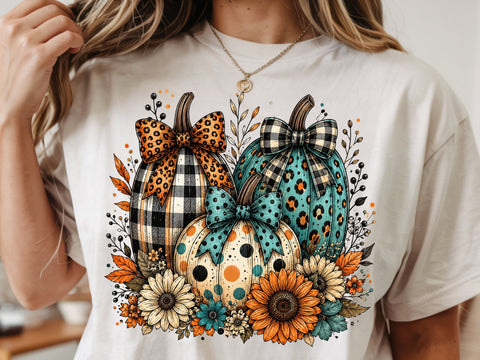 Floral Fall Pumpkin Png, Preppy Pumpkin Coquette Png, Brushstroke Pumpkin Spice Png, Glitter Pumpkin Png, Boho Autumn Flowers Png SVG DesignDestine 