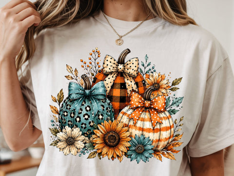 Floral Fall Pumpkin Png, Preppy Pumpkin Coquette Png, Brushstroke Pumpkin Spice Png, Glitter Pumpkin Png, Boho Autumn Flowers Png SVG DesignDestine 
