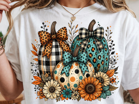 Floral Fall Pumpkin Png, Preppy Pumpkin Coquette Png, Brushstroke Pumpkin Spice Png, Glitter Pumpkin Png, Boho Autumn Flowers Png SVG DesignDestine 