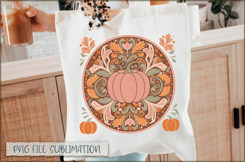 Floral Fall Tote Bag Sublimation Shetara Begum 