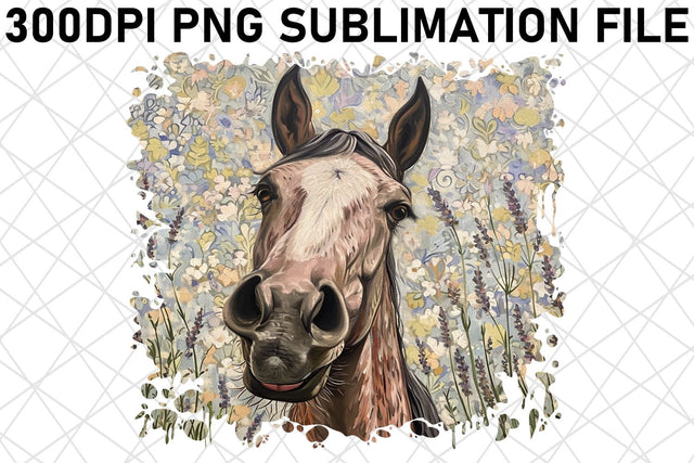 Floral Fantasy Farm Animal Design Sublimation afrosvg 