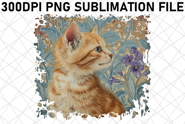 Floral Fantasy Farm Animal Design Sublimation afrosvg 