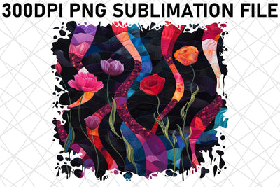 Floral Fantasy tshirt Sublimation Vibrant Color Sublimation afrosvg 