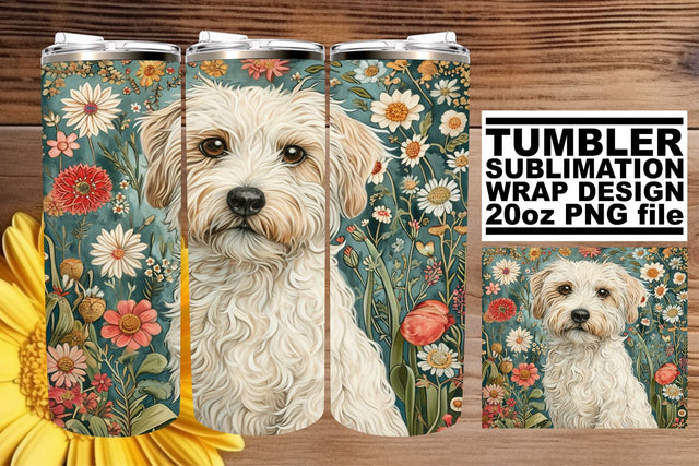 Floral Farm Magic Tumbler Sublimation - 20oz Joy Sublimation afrosvg 