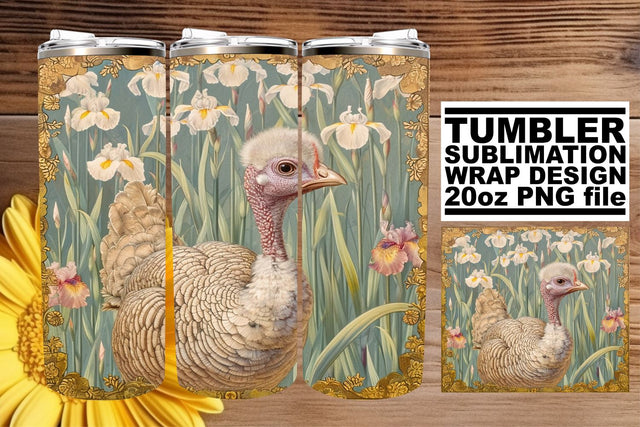 Floral Farmyard 20oz Sublimation - Spring Beauty Sublimation afrosvg 