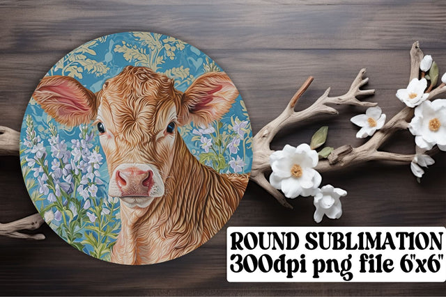 Floral Fauna Circle Sublimation Assortment Sublimation afrosvg 