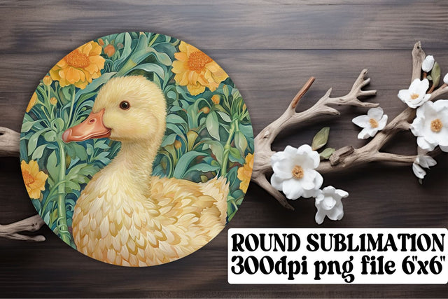 Floral Fauna Wildlife Keychain Set Sublimation afrosvg 