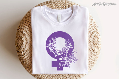 Floral Female Gender Symbol Svg, Happy Women's Day Svg, Happy International Women's Day Svg SVG Artinrhythm shop 