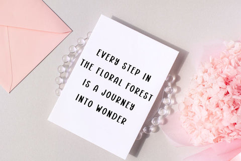 Floral Forest Font Masyafi Studio 