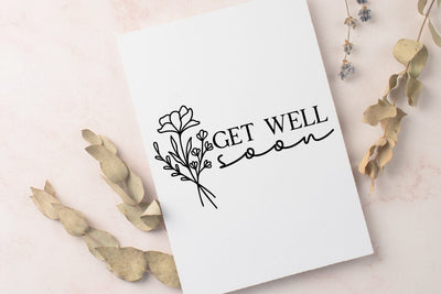 Floral Get Well Soon SVG RFCreative 