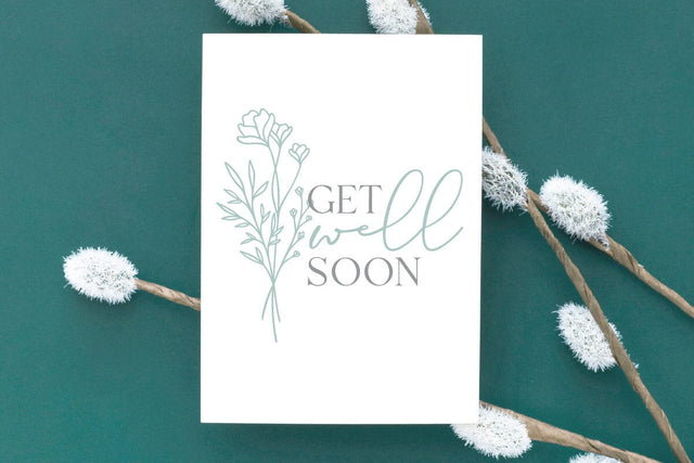 Floral Get Well Soon SVG RFCreative 
