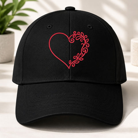 Floral Heart Outline Machine Embroidery Design Romantic Vine Heart Embroidery File Embroidery/Applique DESIGNS PatternFeed8 