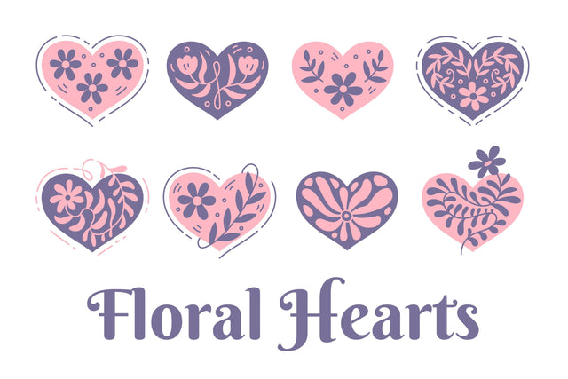 Floral Hearts Sublimation Rin Green 