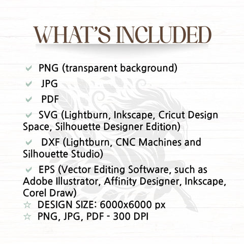 Floral Horse SVG DXF PNG JPG SVG CraftySVGStudio 