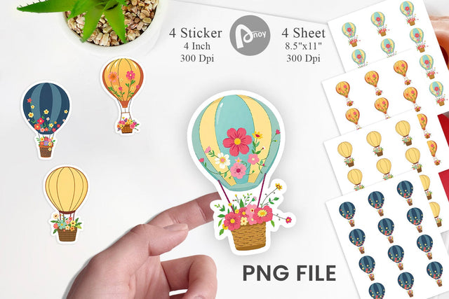 Hot Air Balloon Carrying Flowers Vol 2 (1).jpg