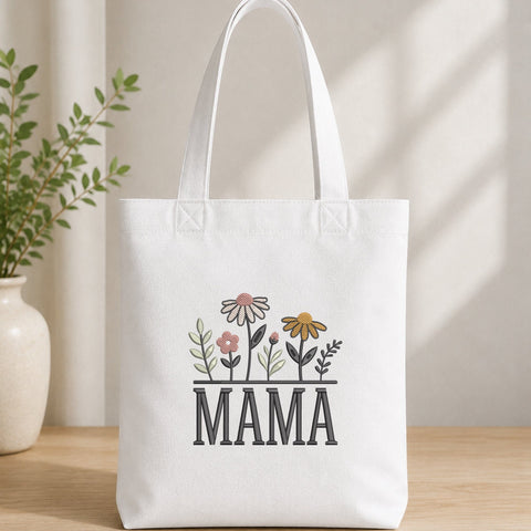 Floral Mama Embroidery Design – Wildflower Mom Machine Embroidery File, Botanical Mother’s Day Flower Design Embroidery/Applique DESIGNS PatternFeed8 