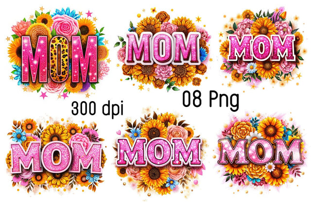 Floral Mama Png Mom Sublimation Design SVG Angelina750 