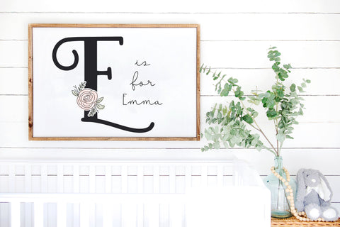 Floral Monogram Doodle Letters SVG, Cute Rose Bouquet PNG Alphabet Sublimation, Monogram Lettering Bundle SVG Designing Digitals 