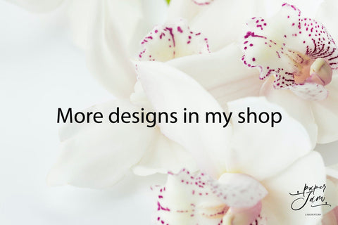 Floral Monogram Frame SVG SVG Paperjamlab 