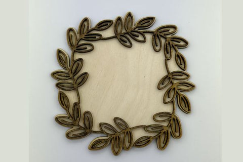 Floral Monogram Layered Sign Bundle Laser SVG File SVG Crafting With Brenna 