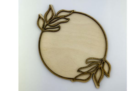 Floral Monogram Layered Sign Bundle Laser SVG File SVG Crafting With Brenna 