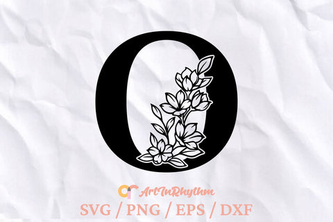 Floral Monogram Letters Svg, Monogram Font Svg, Alphabet Svg, Monograms Svg SVG Artinrhythm shop 