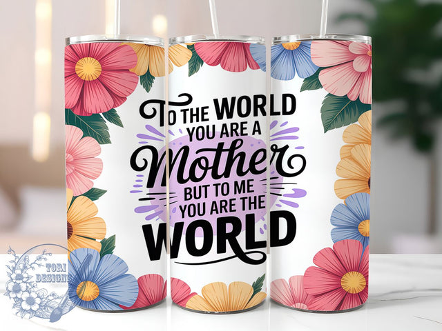 Floral Mother’s Day Tribute Tumbler, Mother’s Day Wrap, 20oz Tumbler Sublimation, Sentimental Quote Design, Heartfelt Mom Sublimation, Elegant Flower Tumbler, Loving Tribute Wrap Sublimation ToriDesigns 