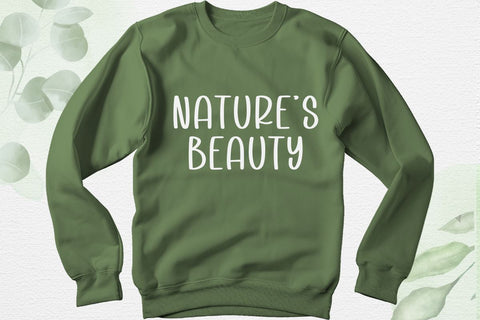 Floral Nature Font Masyafi Studio 