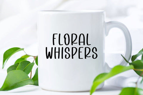 Floral Nature Font Masyafi Studio 