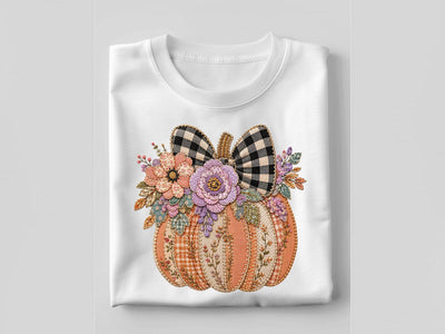 Floral Patchwork Pumpkin PNG Clipart SVG artprintfile 