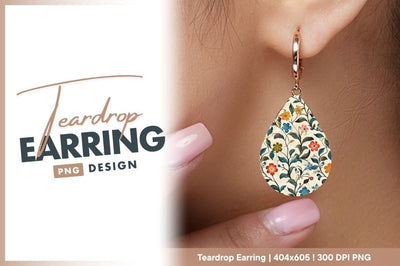 Floral Pattern with Colorful Flowers and Teal Leaves on Cream Background Sublimation Regulrcrative 