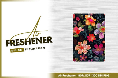 Floral pattern with gold outlines on black Sublimation Regulrcrative 