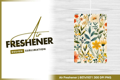 Floral Pattern with Orange Yellow Blue and Green Flowers and Leaves on Cream Background Sublimation Regulrcrative 